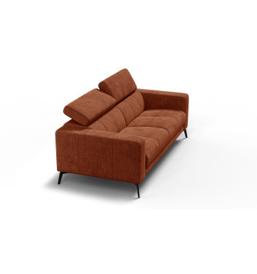 Sofa 3-Sitzer MORELLO, rostrot
