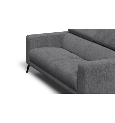 Sofa 3-Sitzer MORELLO, dunkelgrau