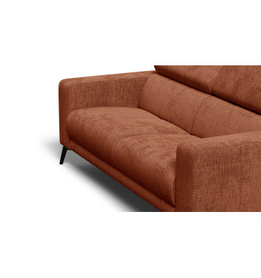 Sofa 3-Sitzer MORELLO, rostrot