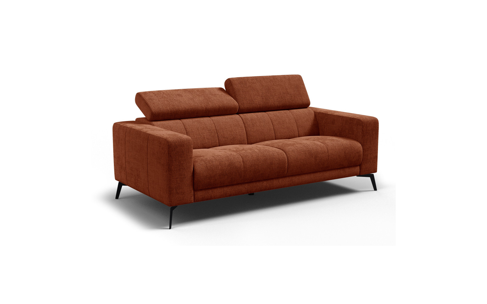 Sofa 3-Sitzer MORELLO, rostrot