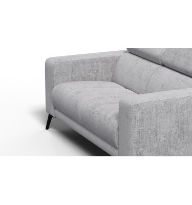 Sofa 2-Sitzer MORELLO, hellgrau