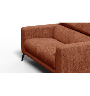 Sofa 2-Sitzer MORELLO, rostrot