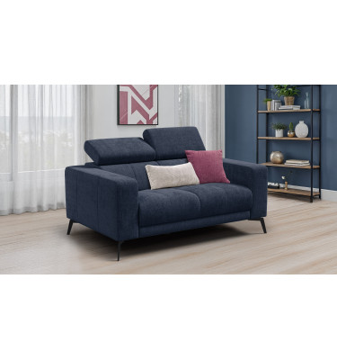 Sofa 2-Sitzer MORELLO, marineblau