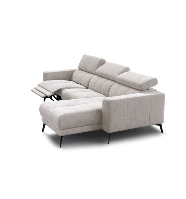 Ecksofa 4-Sitzer MORELLO, creme, 1 x Relax Zero Gravity