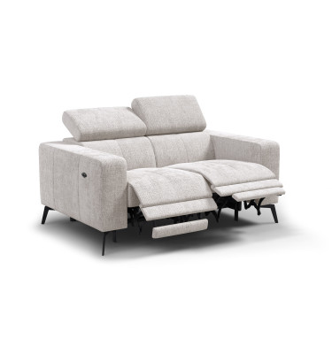 Relaxsofa 2-Sitzer MORELLO, creme, 2 x Relax Zero Gravity