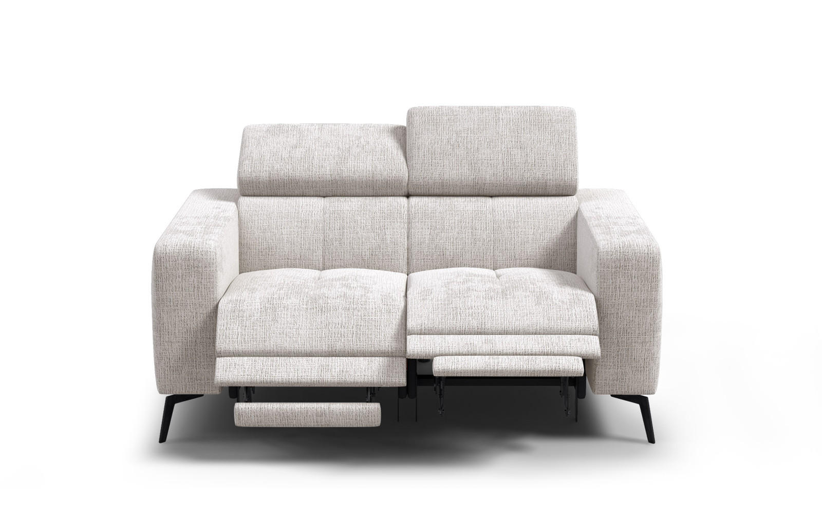 Relaxsofa 2-Sitzer MORELLO, creme, 2 x Relax Zero Gravity