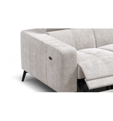 Relaxsofa 2-Sitzer MORELLO, creme, 2 x Relax Zero Gravity