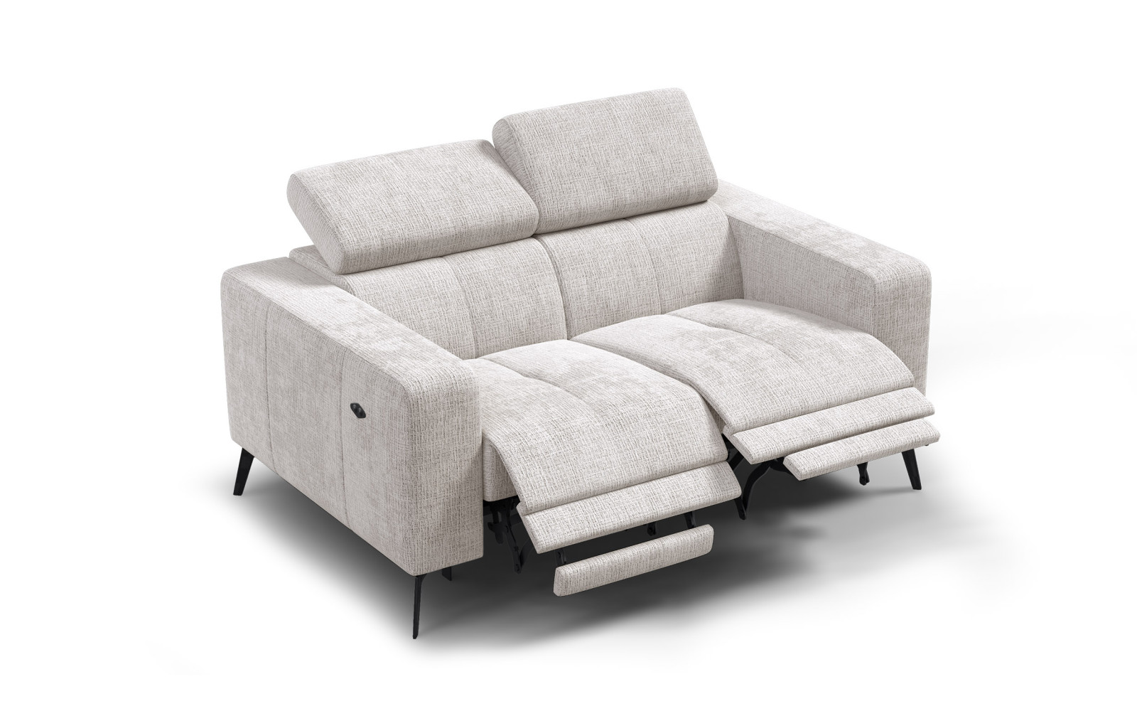 Relaxsofa 2-Sitzer MORELLO, creme, 2 x Relax Zero Gravity