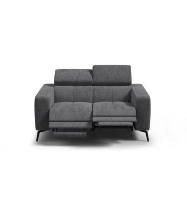 Relaxsofa 2-Sitzer MORELLO, dunkelgrau, 2 x Relax Zero Gravity