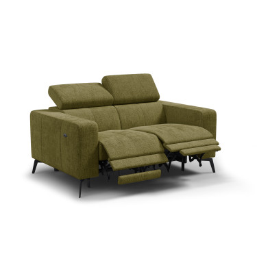 Relaxsofa 2-Sitzer MORELLO, olive, 2 x Relax Zero Gravity
