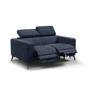 Relaxsofa 2-Sitzer MORELLO, marineblau, 2 x Relax Zero Gravity