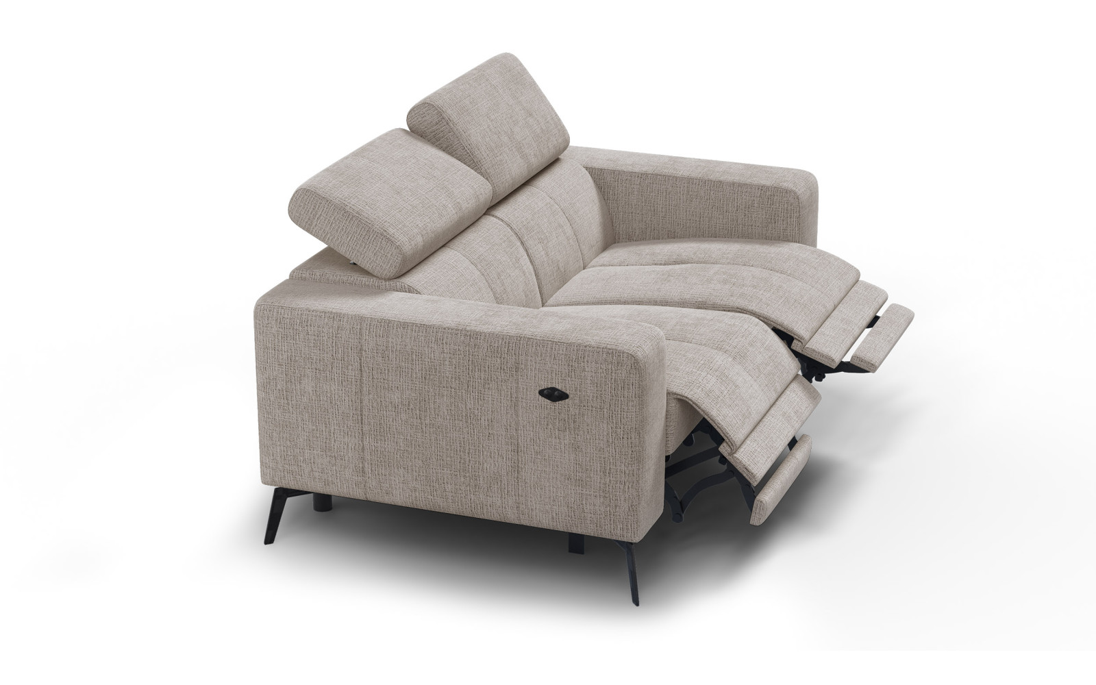 Relaxsofa 2-Sitzer MORELLO, beige, 2 x Relax Zero Gravity