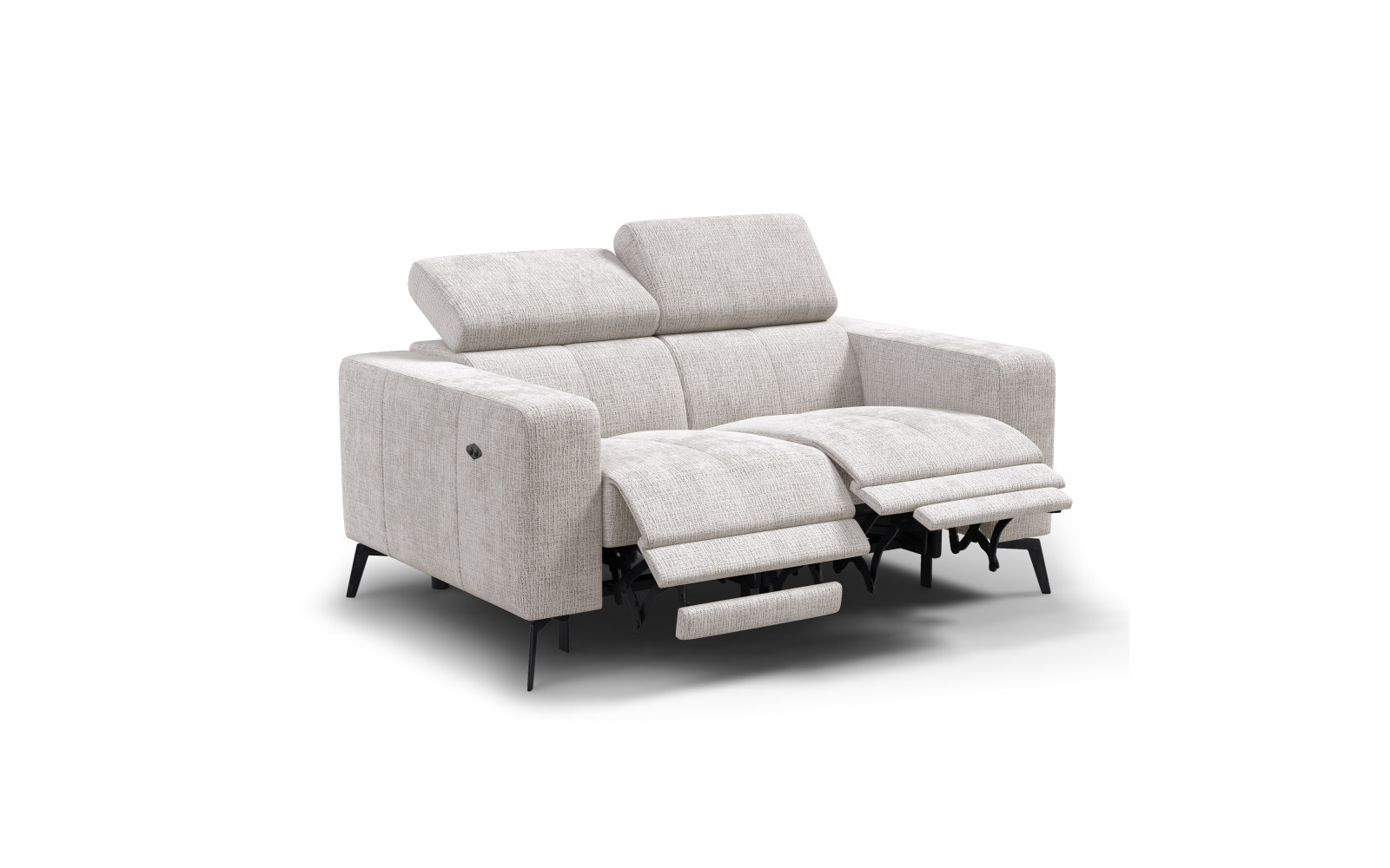 Relaxsofa 2-Sitzer MORELLO, creme, 2 x Relax Zero Gravity