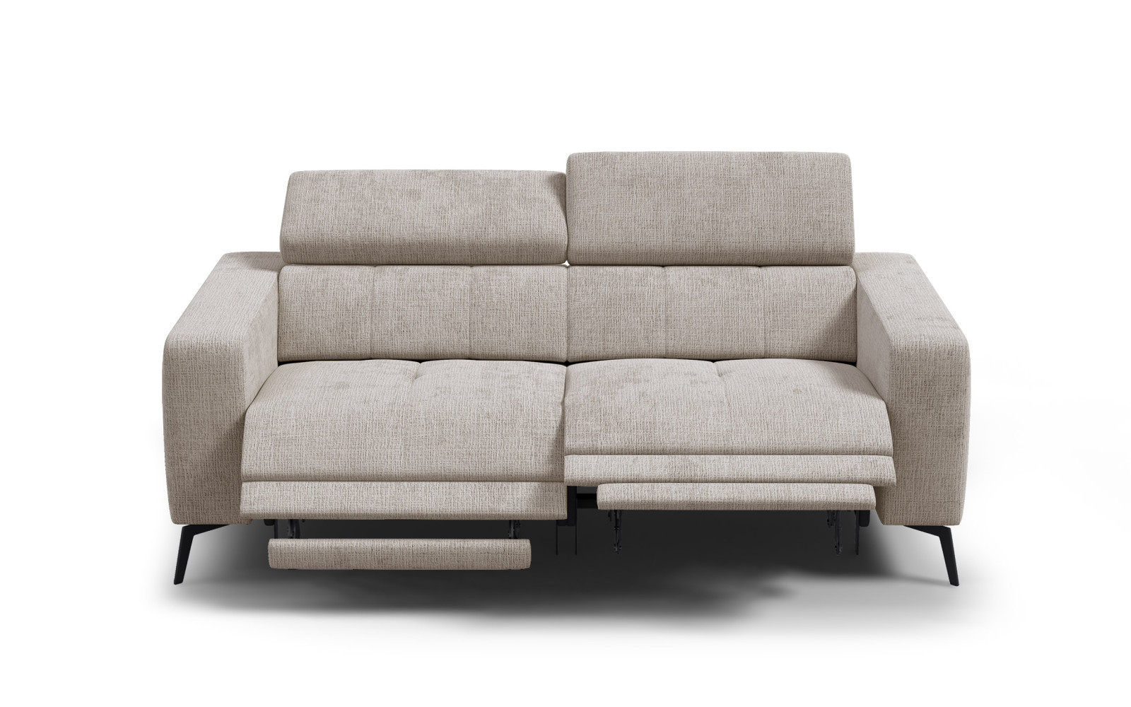 Relaxsofa 3-Sitzer MORELLO, beige, 2 x Relax Zero Gravity