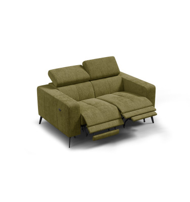 Relaxsofa 2-Sitzer MORELLO, olive, 2 x Relax Zero Gravity