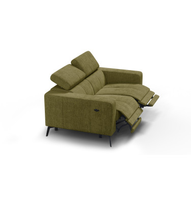 Relaxsofa 2-Sitzer MORELLO, olive, 2 x Relax Zero Gravity
