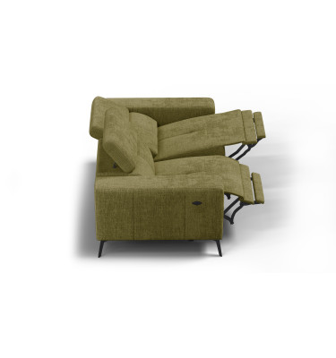 Relaxsofa 2-Sitzer MORELLO, olive, 2 x Relax Zero Gravity