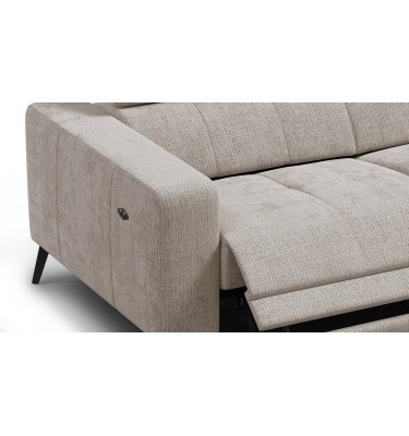 Relaxsofa 3-Sitzer MORELLO, beige, 2 x Relax Zero Gravity