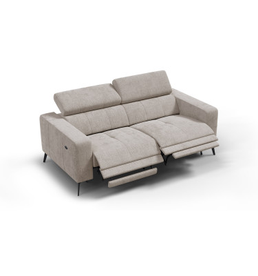 Relaxsofa 3-Sitzer MORELLO, beige, 2 x Relax Zero Gravity