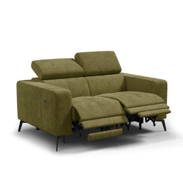 Relaxsofa 2-Sitzer MORELLO, olive, 2 x Relax Zero Gravity