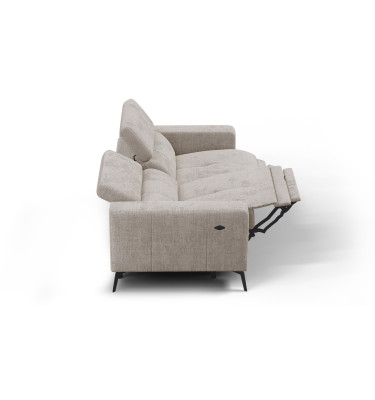 Relaxsofa 3-Sitzer MORELLO, beige, 2 x Relax Zero Gravity