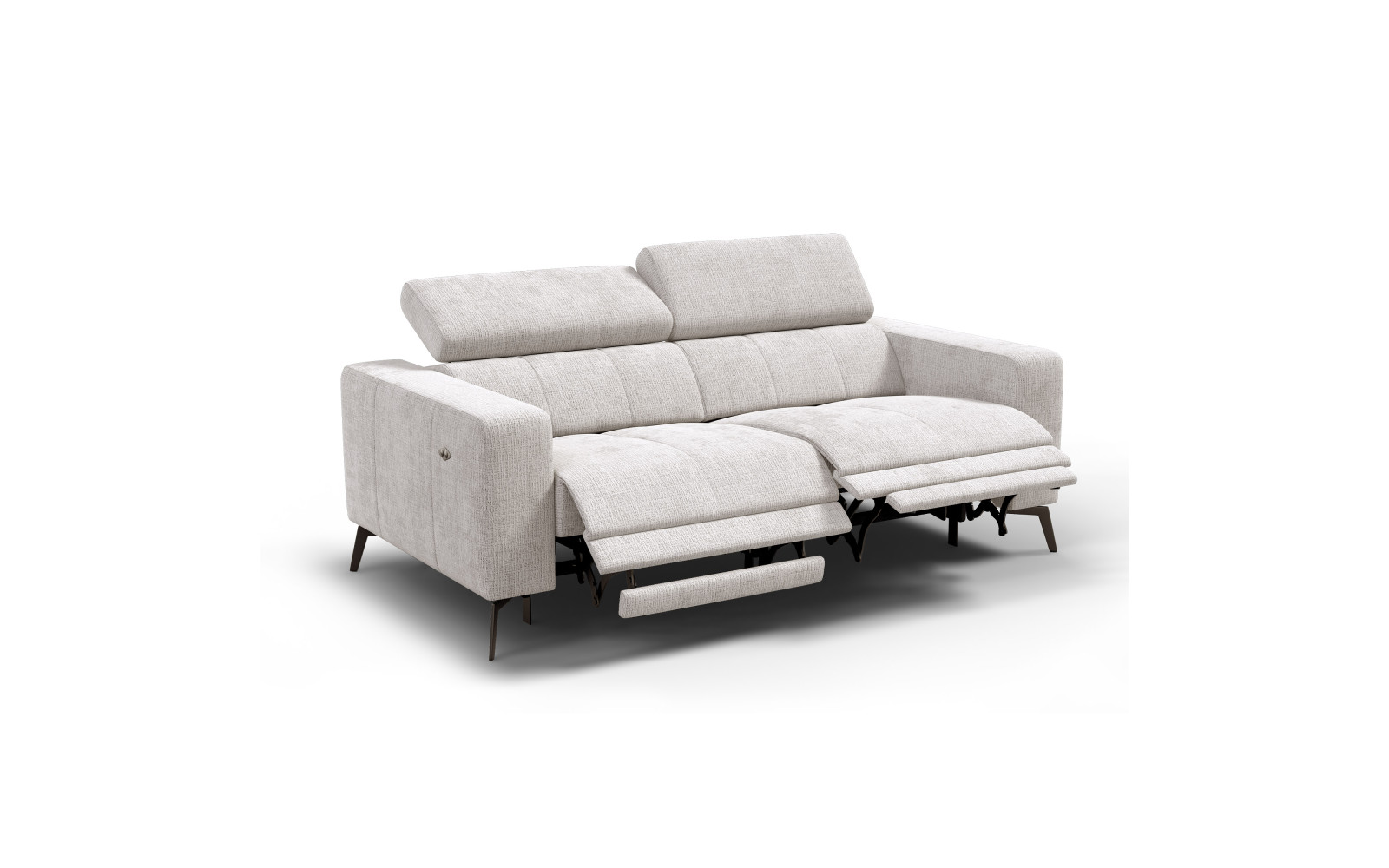 Relaxsofa 3-Sitzer MORELLO, creme, 2 x Relax Zero Gravity