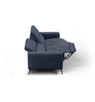 Relaxsofa 3-Sitzer MORELLO, marineblau, 2 x Relax Zero Gravity