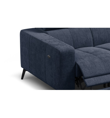 Relaxsofa 2-Sitzer MORELLO, marineblau, 2 x Relax Zero Gravity
