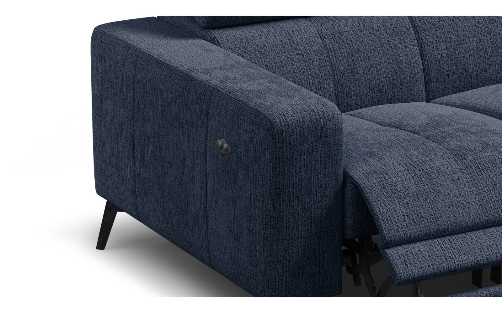 Relaxsofa 2-Sitzer MORELLO, marineblau, 2 x Relax Zero Gravity