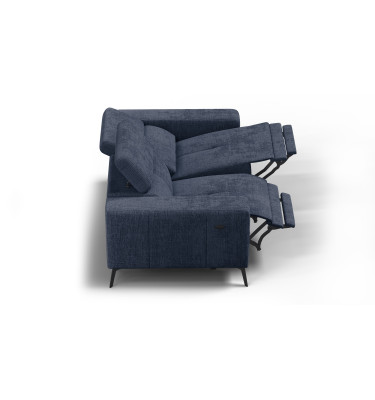 Relaxsofa 2-Sitzer MORELLO, marineblau, 2 x Relax Zero Gravity