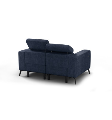 Relaxsofa 2-Sitzer MORELLO, marineblau, 2 x Relax Zero Gravity