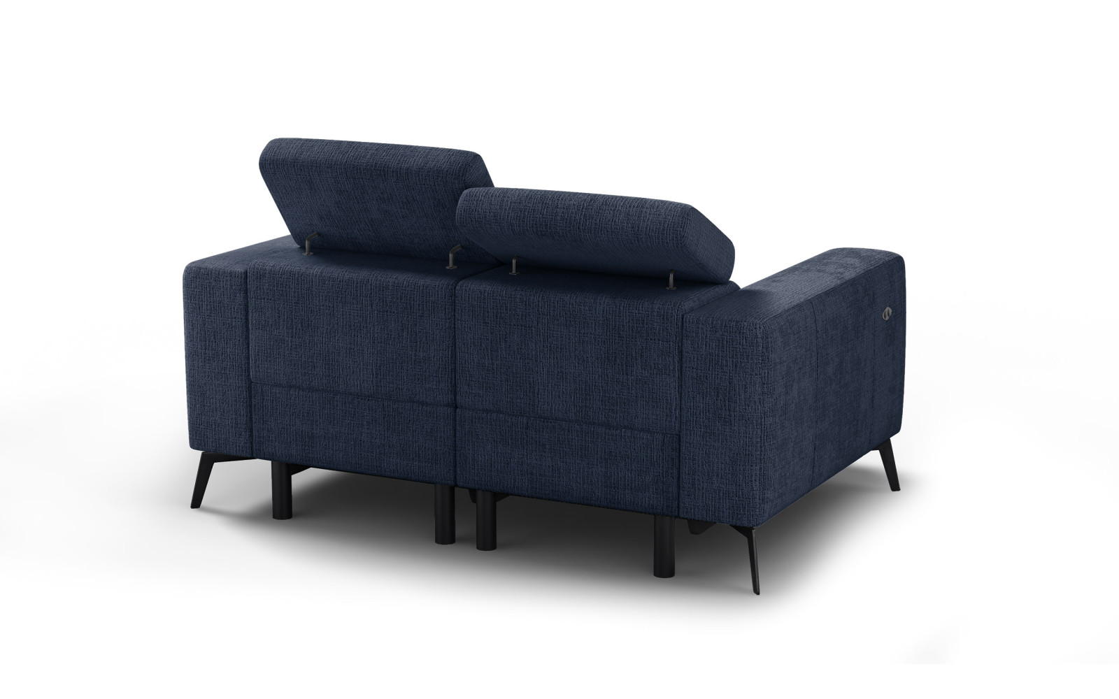 Relaxsofa 2-Sitzer MORELLO, marineblau, 2 x Relax Zero Gravity