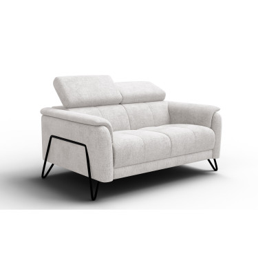 Sofa 2-Sitzer RODEN, creme