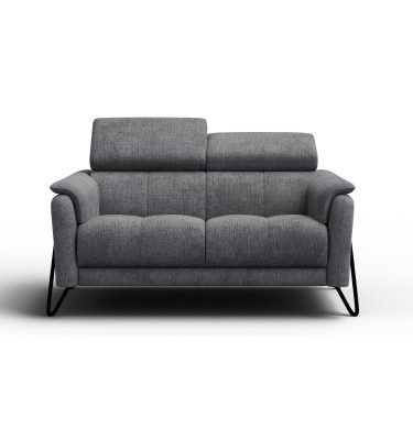 Sofa 2-Sitzer RODEN, dunkelgrau