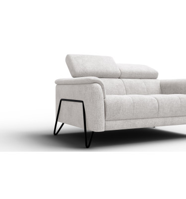 Sofa 2-Sitzer RODEN, creme
