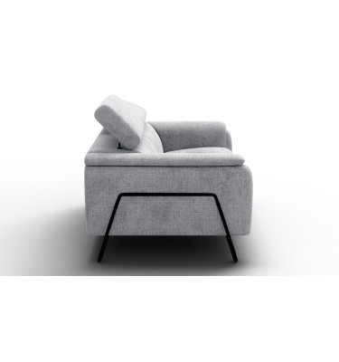 Sofa 2-Sitzer RODEN, hellgrau