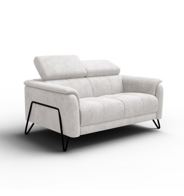 Sofa 2-Sitzer RODEN, creme