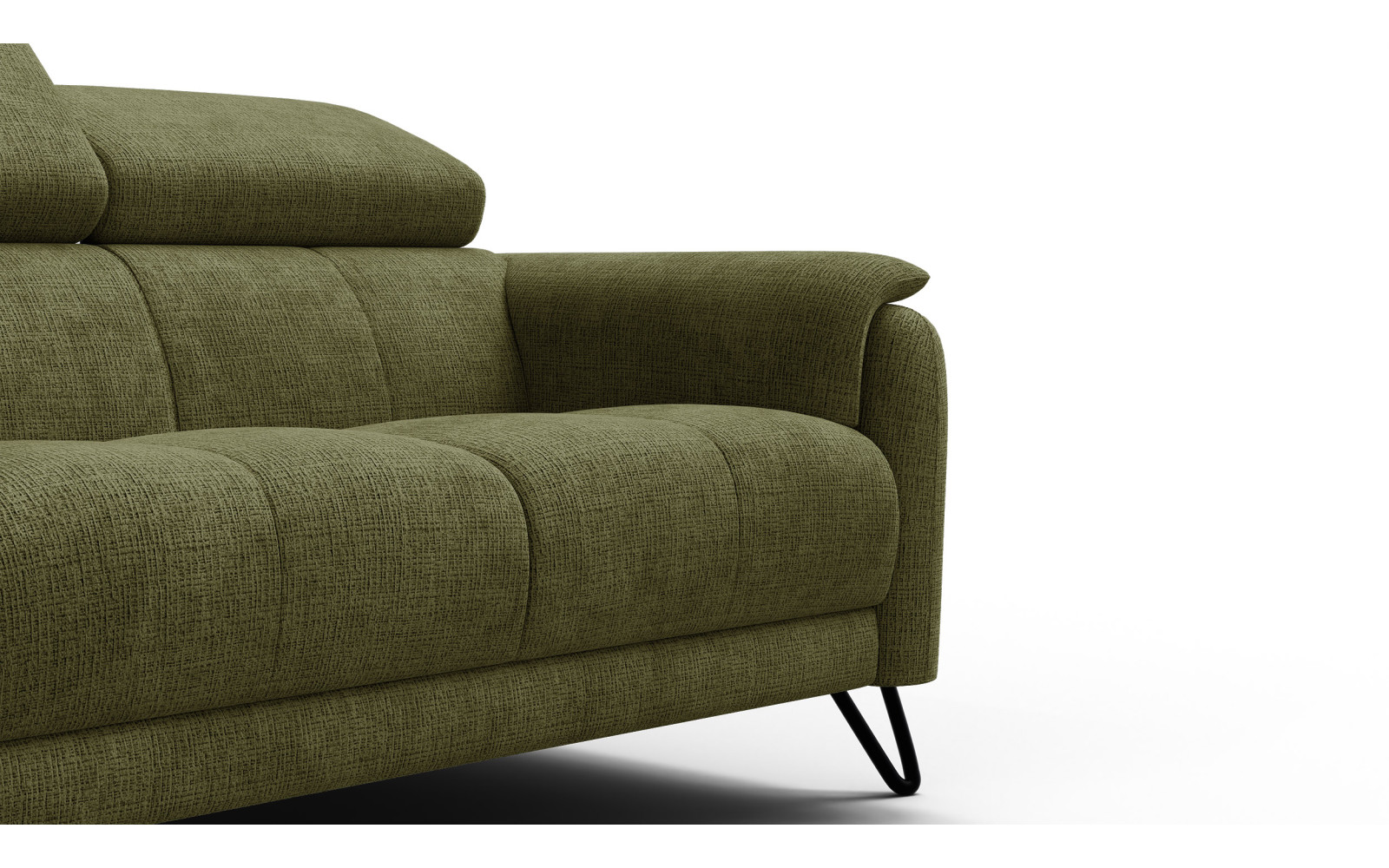 Sofa 2-Sitzer RODEN, olive