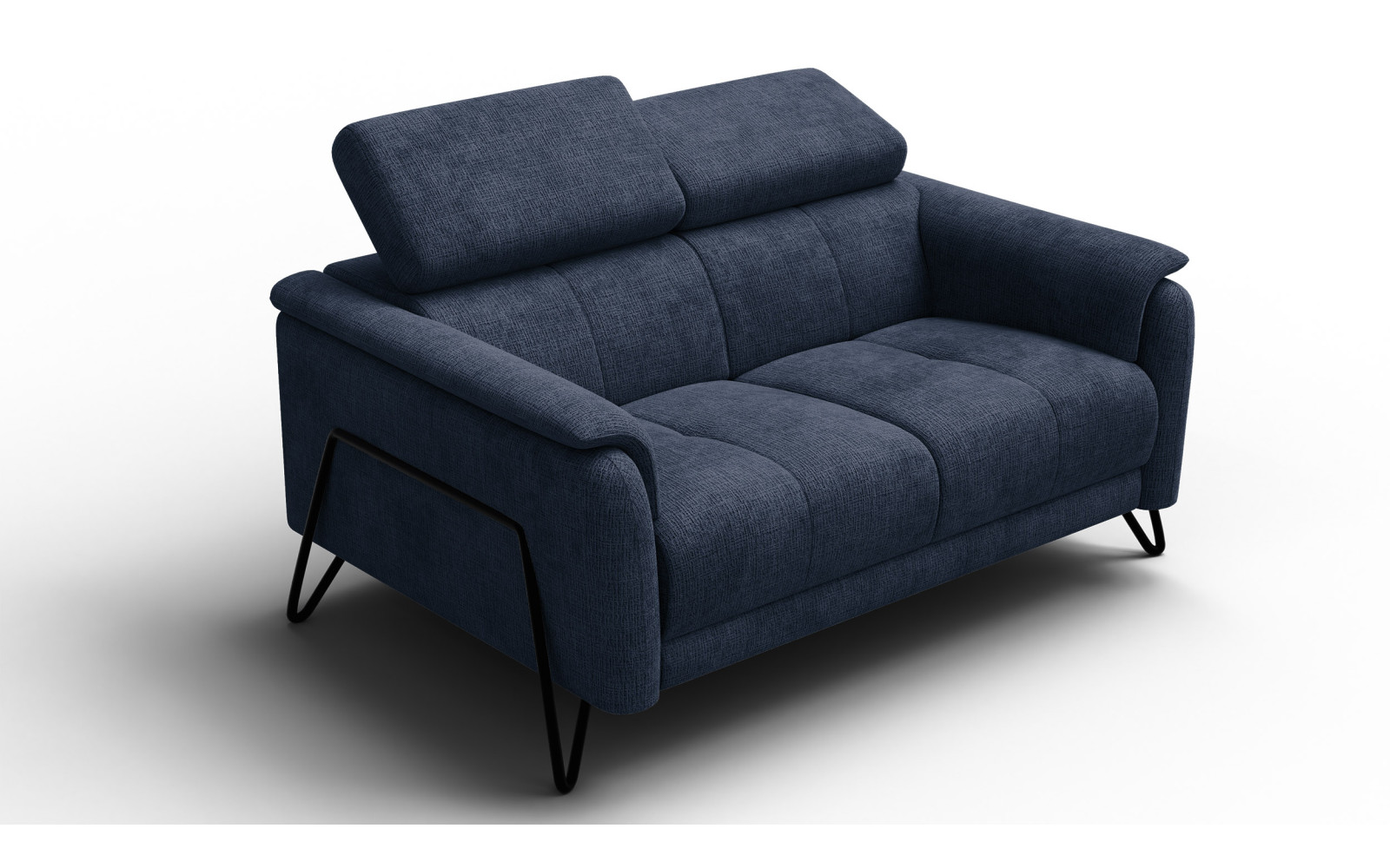 Sofa 2-Sitzer RODEN, marineblau