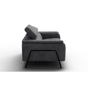 Sofa 2-Sitzer RODEN, dunkelgrau