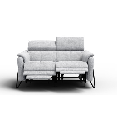 Relaxsofa 2-Sitzer RODEN, hellgrau