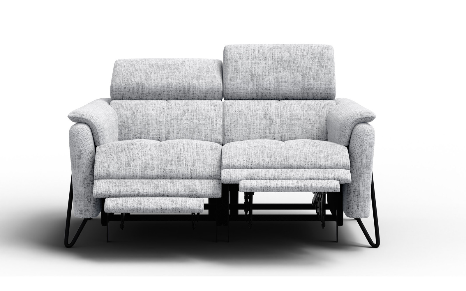 Relaxsofa 2-Sitzer RODEN, hellgrau