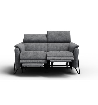 Relaxsofa 2-Sitzer RODEN, dunkelgrau
