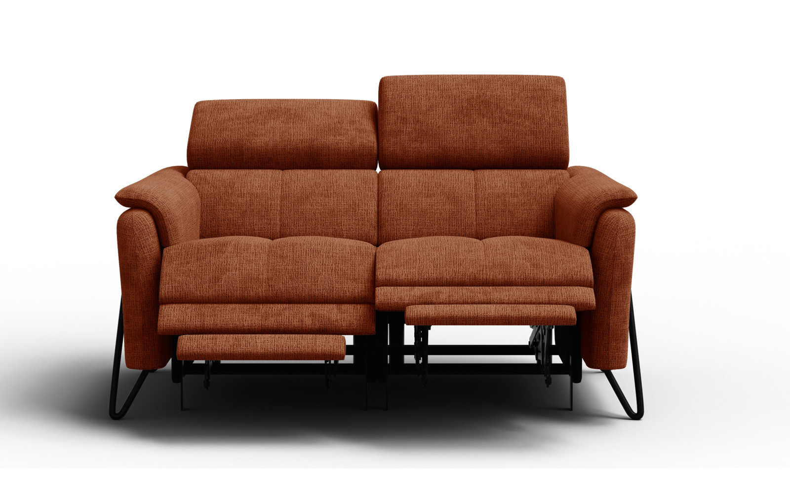 Relaxsofa 2-Sitzer RODEN, rostrot