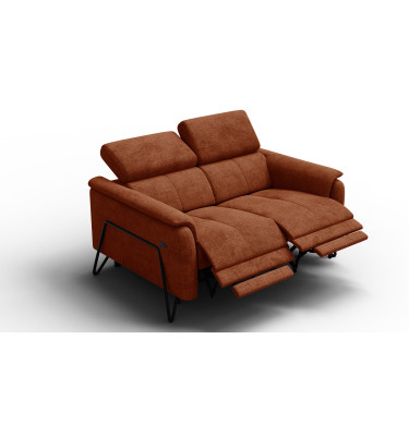 Relaxsofa 2-Sitzer RODEN, rostrot