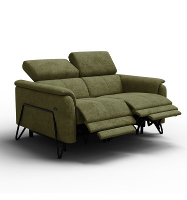 Relaxsofa 2-Sitzer RODEN, olive