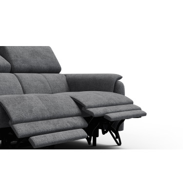 Relaxsofa 2-Sitzer RODEN, dunkelgrau