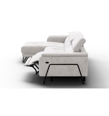 Ecksofa 4-Sitzer mit Relax RODEN, creme