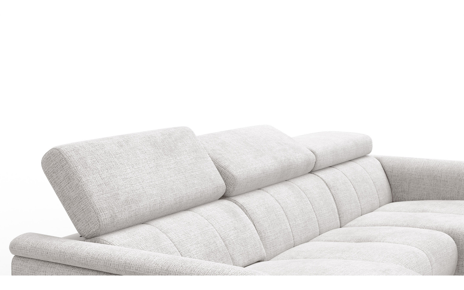 Ecksofa 4-Sitzer mit Relax RODEN, creme