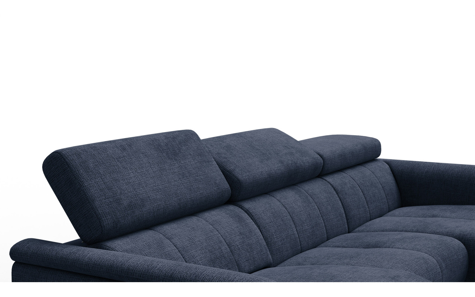 Ecksofa 4-Sitzer mit Relax RODEN, marineblau